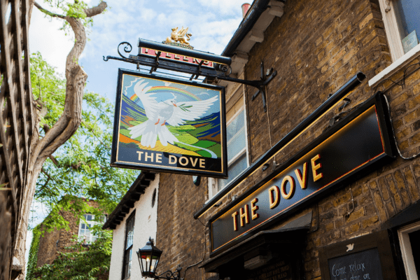 the dove pub in london