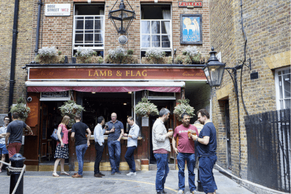 the lamb and flag
