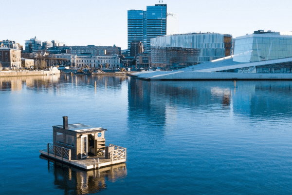 Floating sauna in Oslo