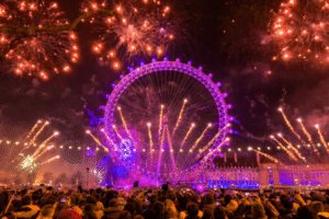 Fireworks in London