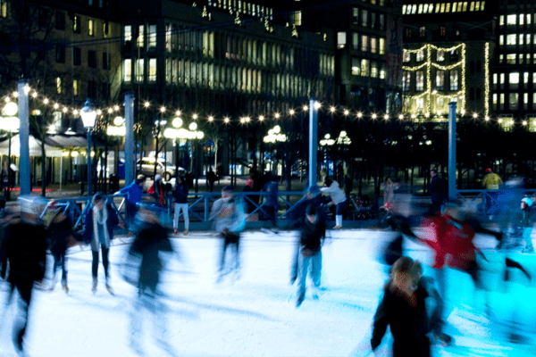 Ice Skating at Kungsträdgården