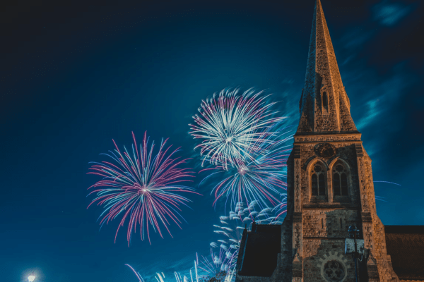 London's NYE fireworks