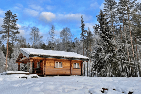 winter cabin in Norway