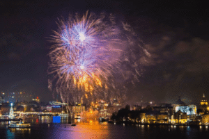 NYE Fireworks in Stockholm