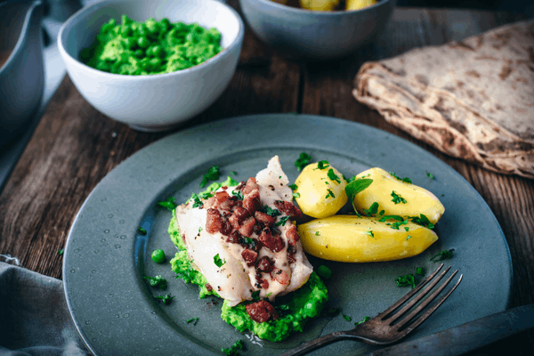 traditional food norway - Lutefisk (Lye-Cured Cod)