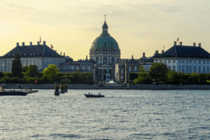 amalienborg palace in copenhagen denmark