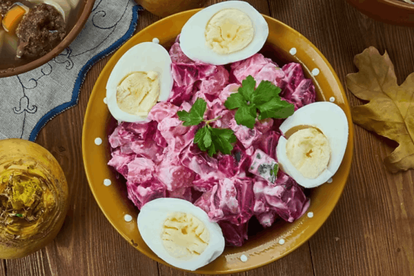 Rosolje (Beetroot and Herring Salad)
