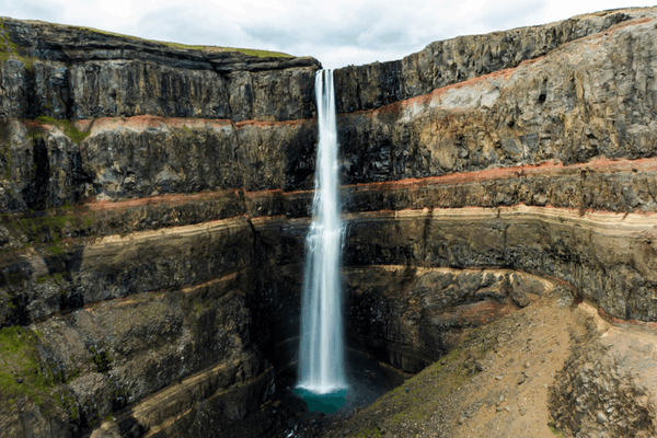 Hengifoss and Litlanesfoss