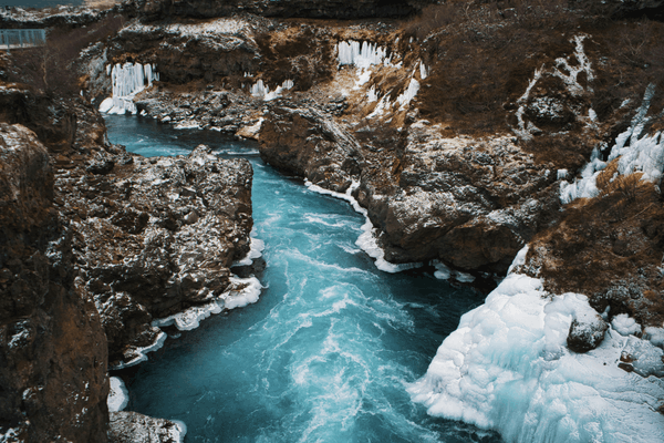 Hraunfossar and Barnafoss