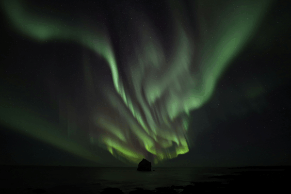 northern lights in Iceland