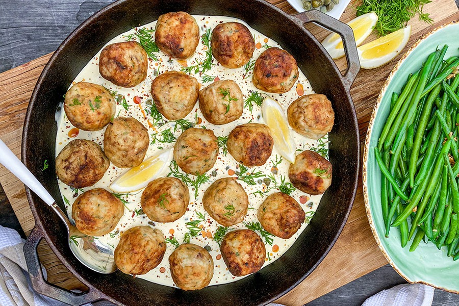 Fiskeboller – Fish Balls in White Sauce